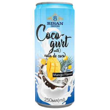 Напій Bisan Drinks Cocogurt з ароматом манго 250мл - купити, ціни на Чудо Маркет - фото 1