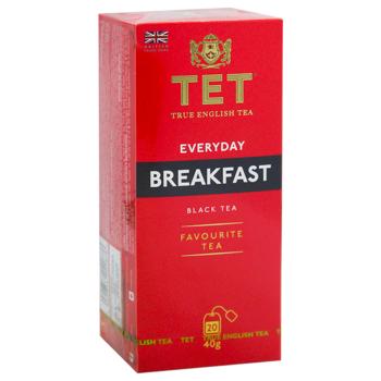 ТЕТ Everyday Breakfast Black Tea 2g*20pcs - buy, prices for Supermarket "Kharkiv" - photo 3