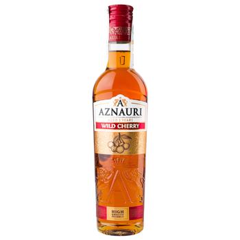 Aznauri Wild Cherry Cognac Drink 30% 250ml - buy, prices for Ideal - photo 1