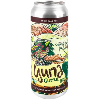 Tsypa Gutsul ІРА Light Unfiltered Beer 6% 0.5l - buy, prices for WINETIME - photo 1