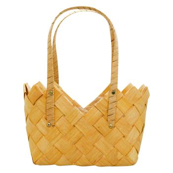 Natural Oval Basket 24*19*18cm w505 №2 - buy, prices for MegaMarket - photo 2