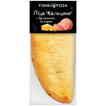 Пицца Fishki Pizza Кальцоне с бужениной и сыром 220г - купить, цены на Auchan - фото 1