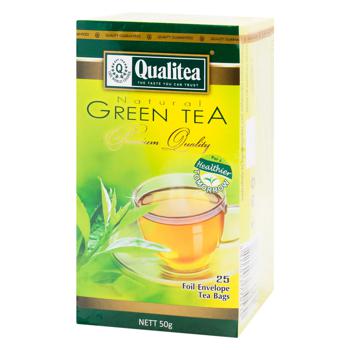 Чай зеленый Qualitea 2г*25шт - купить, цены на МегаМаркет - фото 1