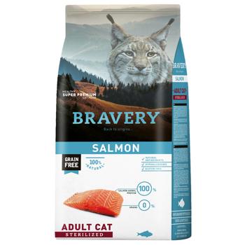 Bravery Dry Food with Salmon for Cats 600g - buy, prices for Tavria V - photo 1