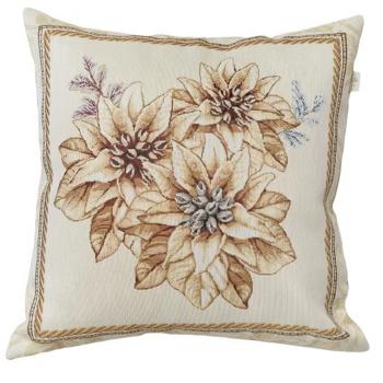 Provans Golden Holiday Three Flowers Tapestry Pillow 45*45cm - buy, prices for NOVUS - photo 1