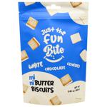 Just The Fun Part Cookies Covered with White Chocolate 100g