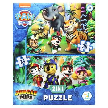 Пазл Dodo Paw Patrol Приключения в Джунглях 2в1 60 элементов - купить, цены на - фото 2