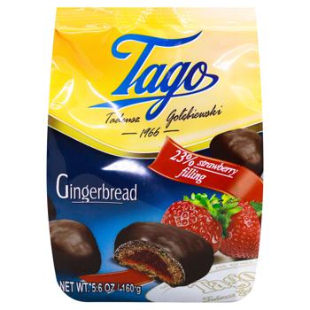 Tago Gingerbreads with Strawberry Filling in Chocolate 160g - buy, prices for METRO - photo 2