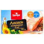 Лосось Banga атлантичний в олії 120г