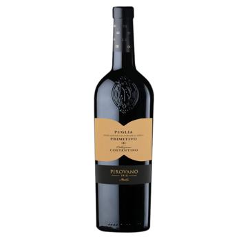 Вино Pirovano Primitivo Collezione IGT красное полусухое 14% 0,75л