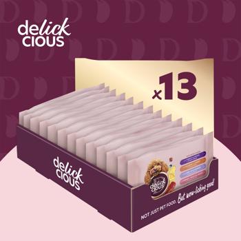 Набір вологих кормів Delickcious Набір №1 для дорослих собак 330г - купити, ціни на - фото 7