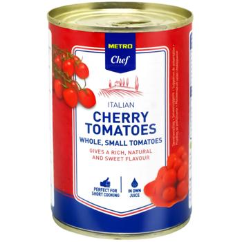 Metro Chef Cherry Tomatoes in Own Juice 400g