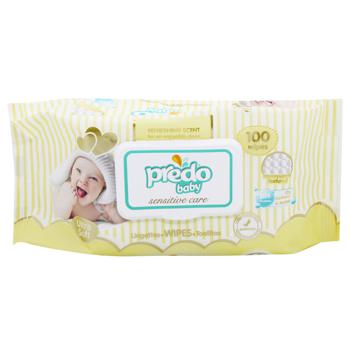 Predo Baby Wipes Wet 100pcs - buy, prices for COSMOS - photo 1