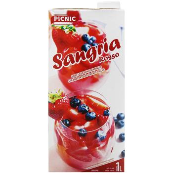 Picnic Sangria Rosso Sweet Red Wine Drink with Strawberry and Orange Juice 7% 1l - buy, prices for Auchan - photo 2