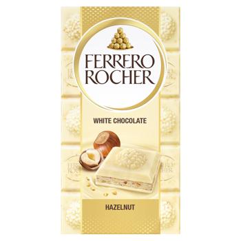 Ferrero Rocher Hazelnut White Chocolate 90g - buy, prices for Ideal - photo 1