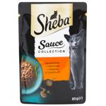 Корм влажный Sheba с индейкой для кошек 85г