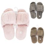 Twins HS Fleece/Velcro on Platform Women's House Slippers s.36-41