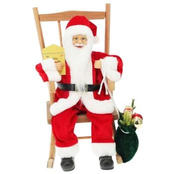 Санта Koopman в кресле-качалке 15*25*35см
