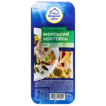 Морський коктейль Водний Світ По-середземноморськи солений 180г