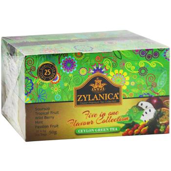 Чай зелений Zylanica 5 смаків 2г*25шт - купити, ціни на Auchan - фото 3