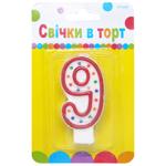 Свеча Party Favors 9