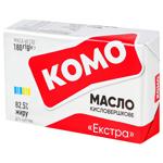 Масло Комо Крестьянское кислосливочное 82,5% 180г