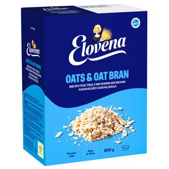 Elovena Oat Flakes with Oat Bran 600g - buy, prices for MegaMarket - photo 1