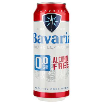 Bavaria Holland Premium non-alcoholic light beer can 0% 0.5l - buy, prices for COSMOS - photo 1