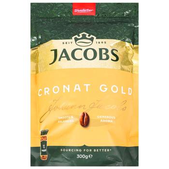 Кофе растворимый Jacobs Cronat Gold 300г - купить, цены на METRO - фото 1