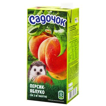 Сок Садочок персик-яблоко 0,95л - купить, цены на Чудо Маркет - фото 5