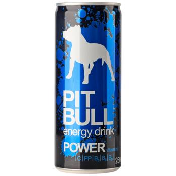 Напій енергетичний Pit Bull Power 250мл - купити, ціни на NOVUS - фото 1