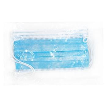 Маска защитная одноразовая 5шт - купить, цены на Чудо Маркет - фото 1