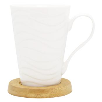 Lefard Cup on Bamboo Stand 400ml - buy, prices for ULTRAMARKET - photo 1