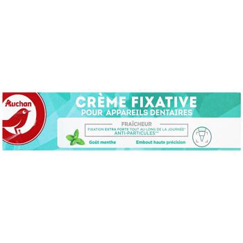 Auchan Fixative Cream for Dentures with Mint Flavour 40g - buy, prices for - photo 2