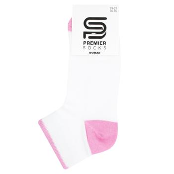 Шкарпетки PremierSocks жіночі середні літні сітка білі з якравими п'яткою/миском та бортом в асортименті р.23-25 - купити, ціни на NOVUS - фото 5