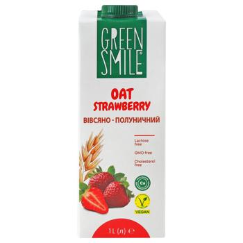 Green Smile Oat Drink with Strawberries 1l - buy, prices for Auchan - photo 1