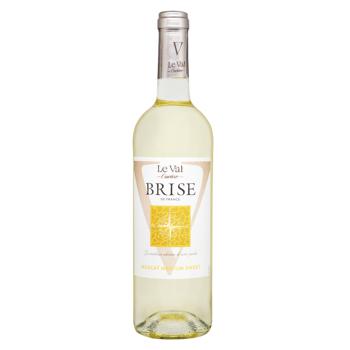 Brise de France Muscat White Semi-Dry Wine 12.5% 0.75l - buy, prices for NOVUS - photo 1