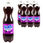 Напій газований Fanta Grape Zero Sugar 1,75л 6шт