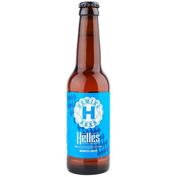 Heming Helles Light Filtered Beer 4.8% 0.33l