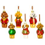 Decoris Dogs in Clothes Pendant 4x10cm in assortment