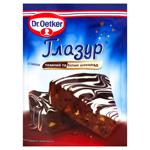 Dr.oetker for baking dark and white chocolate glaze 100g