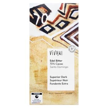 Vivani Organic Dark Chocolate 70% 100g - buy, prices for - photo 1