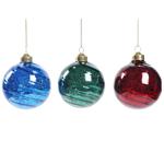 Actuel Spider Web Effect Christmas Tree Ball 8cm in assortment