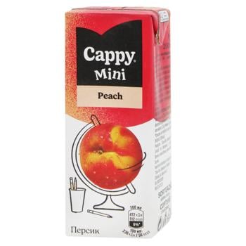 Cappy Mini Peach Nectar 200ml - buy, prices for AlcoHub - photo 1