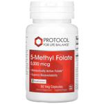 Метилфолат Protocol for Life Balance 5-MTHF 5000мкг 50 капсул