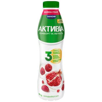 Activia Raspberry-pomegranate Bifidoyogurt 1.2% 500g - buy, prices for COSMOS - photo 1