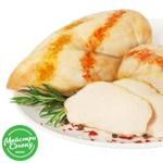 Baked Grilled Chicken Fillet with Smoked Salt