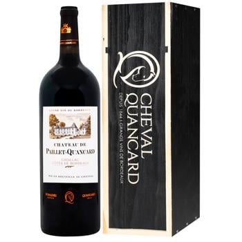 Вино Chateau de Paillet-Quancard красное сухое 13,5% 1,5л - купить, цены на WINETIME - фото 1