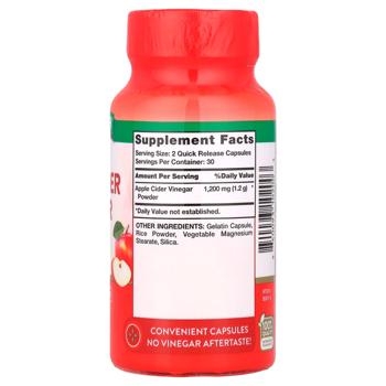Apple cider vinegar Nature's truth 60pcs Usa - buy, prices for Biotus - photo 2