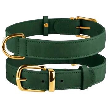 Barksi BronzeDog Crazy шкіряний нашийник для собак XXS - зелений - купити, ціни на MasterZoo - фото 3